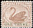 Black Swan Cygnus atratus  1893 Surcharge on 1871.01 