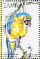 Blue-and-yellow Macaw Ara ararauna  1998 Parrots Sheet